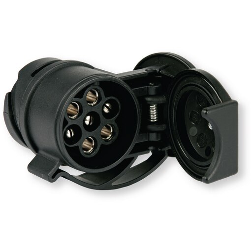 12V 13/7P adapteris mini Jäger, 56 mm garš